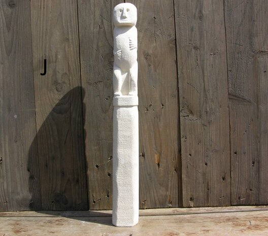 Stone man beeldjes 45 & 45,5 cm