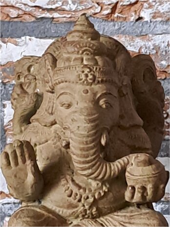 Ganesha small zand/oker