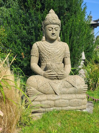 Zittende Boeddha greenstone