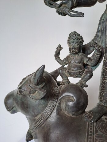 Bronzen beeld Durga