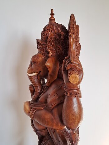 Houten beeld Ganesha