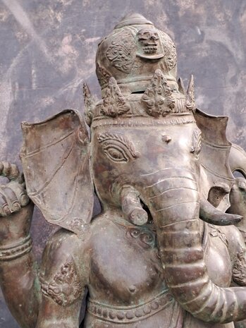 Bronzen beeld Ganesha