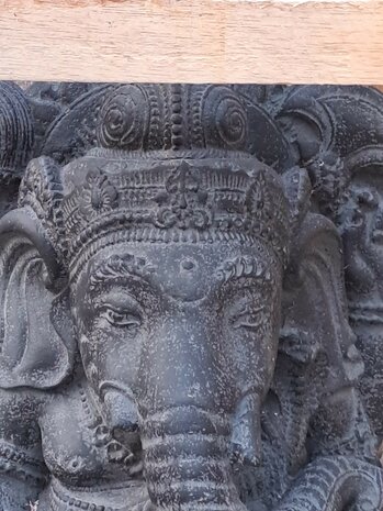 Ganesha beeld 40cm zwart