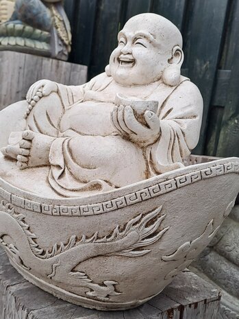 Happy Boeddha white