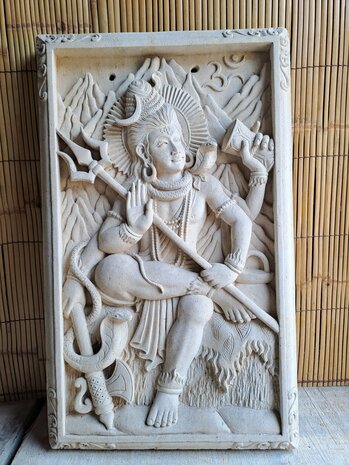 Limestone wandpaneel Shiva 