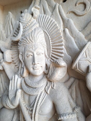 Limestone wandpaneel Shiva 