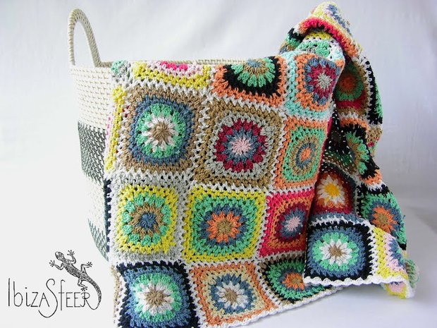 Plaid patchwork Colores