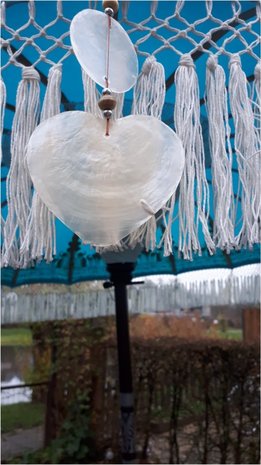 Ibiza/Bali parasol turquoise/zilver