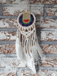 Dromenvanger gehaakt hippie colores