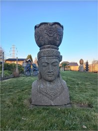 Beeld/bloempot Greenstone L