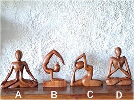 Yoga beeldjes Yoga beeldjes