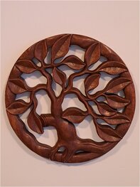 Houtsnijwerk tree of life B Houtsnijwerk tree of life B