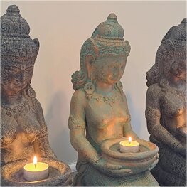 Dewi met schaal groen