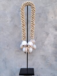 Schelpenketting (A) Marble Snowpanther Schelpenketting (A) Marble Snowpanther