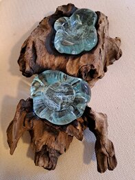 Waxinelichthouder 2 op hout Y Waxinelichthouder 2 op hout Y