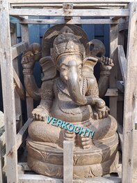 Ganesha Lavasteen bruin