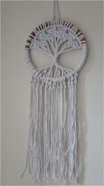 Tree of life bamboe white S